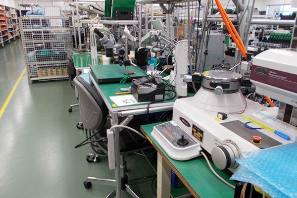 動作不良になった製品の原因調査を実施