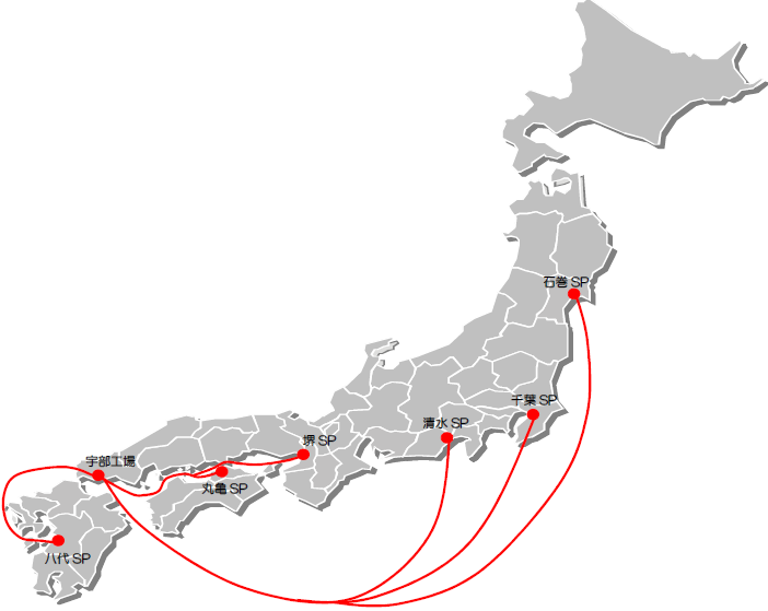 全国主要消費地のストックポイント
