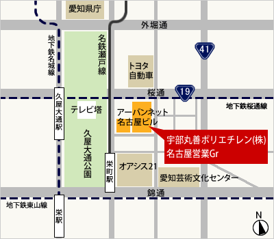 名古屋営業Gr地図
